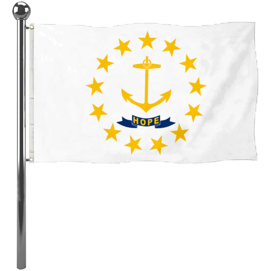 Fyon Rhode Island Flag Banner