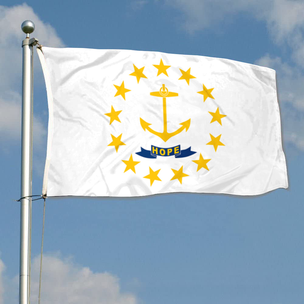 Fyon Rhode Island Flag Banner