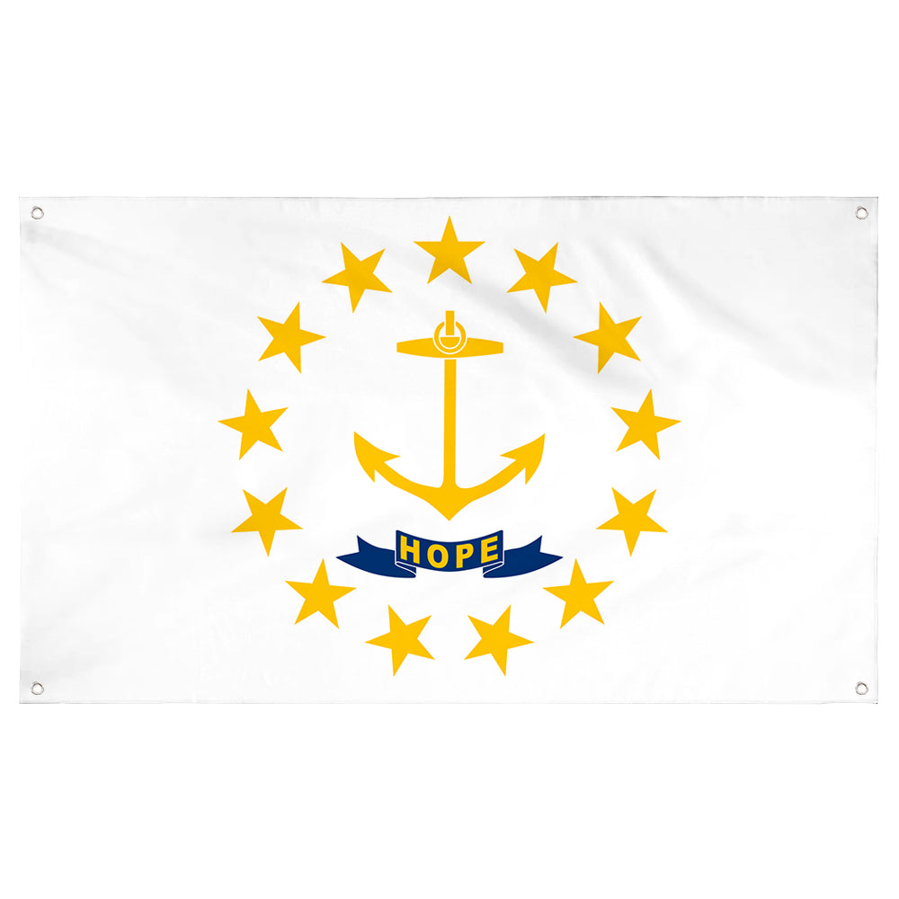 Fyon Rhode Island Flag Banner