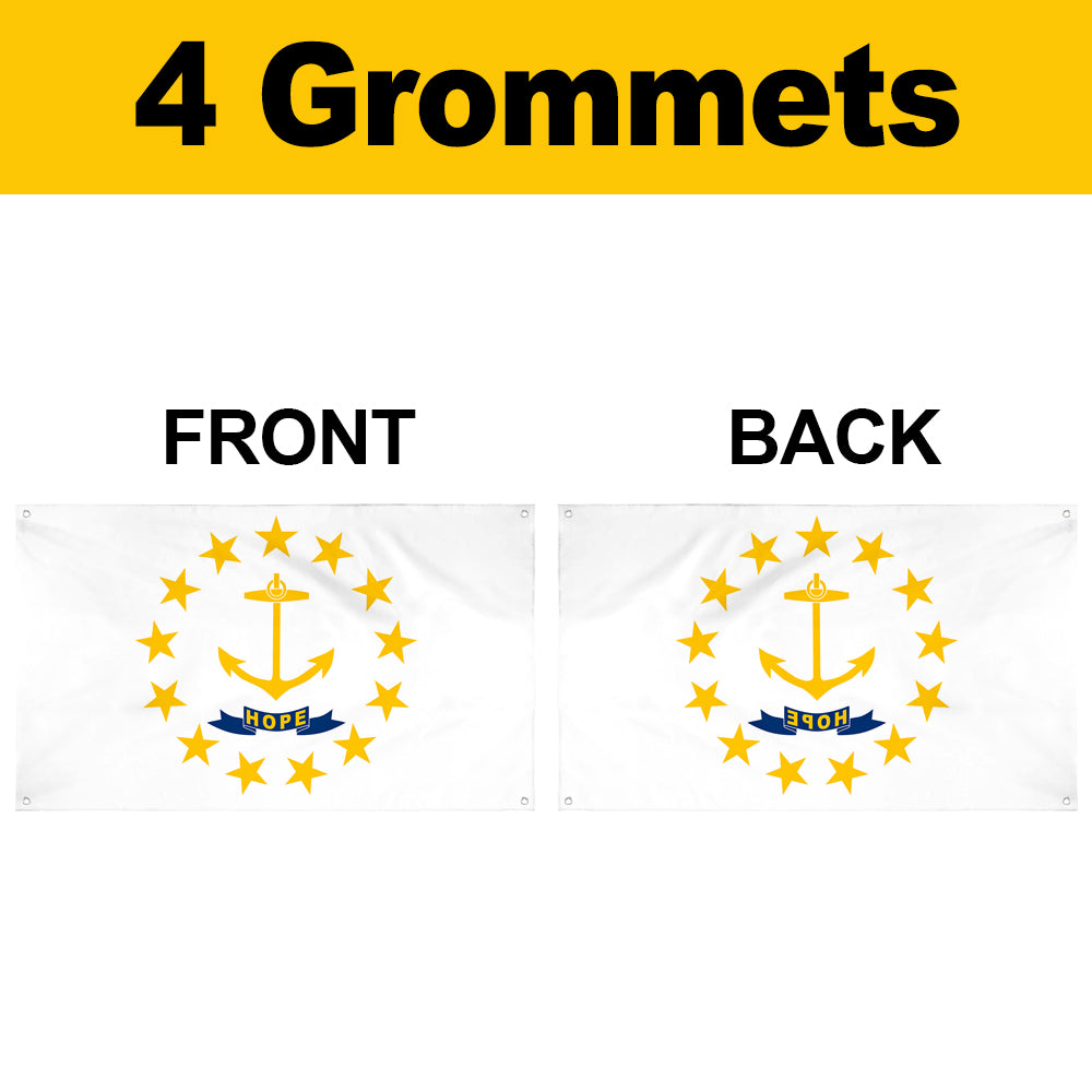 Fyon Rhode Island Flag Banner