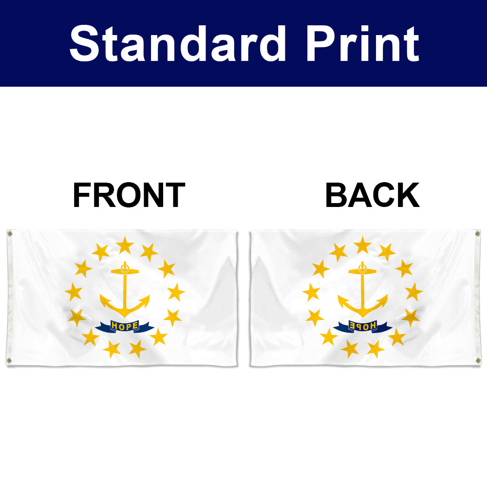 Fyon Rhode Island Flag Banner