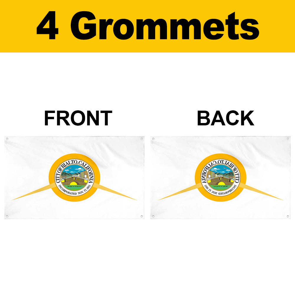 Fyon Rialto, California Flag Banner