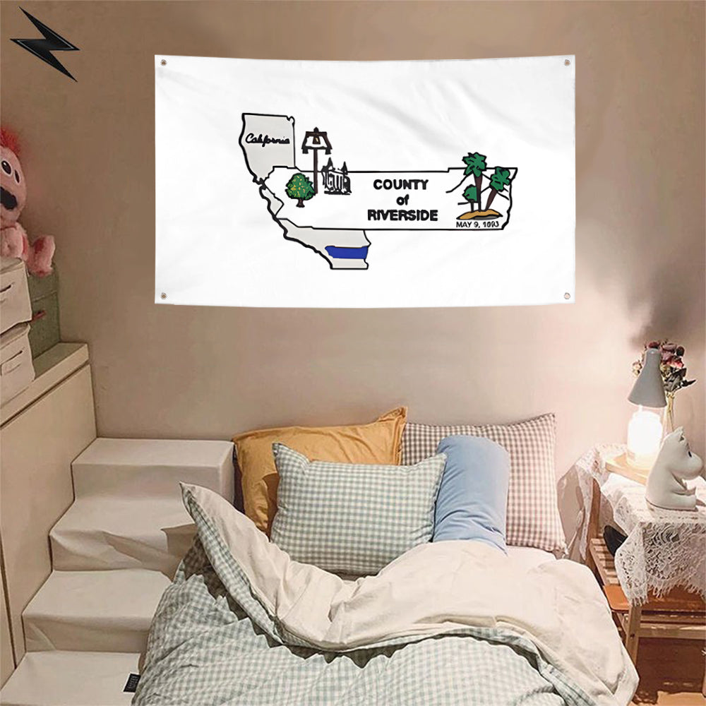 Fyon Riverside County Flag Banner