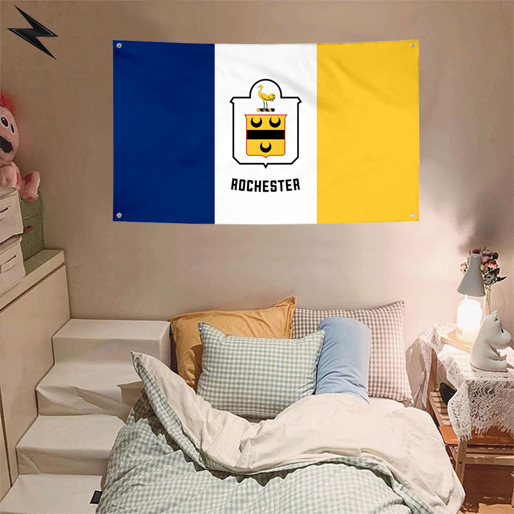 Fyon Rochester, City of New York Flag Banner
