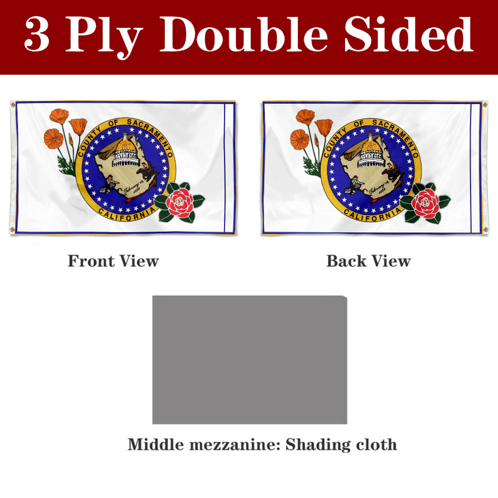 Fyon Sacramento County Flag Banner