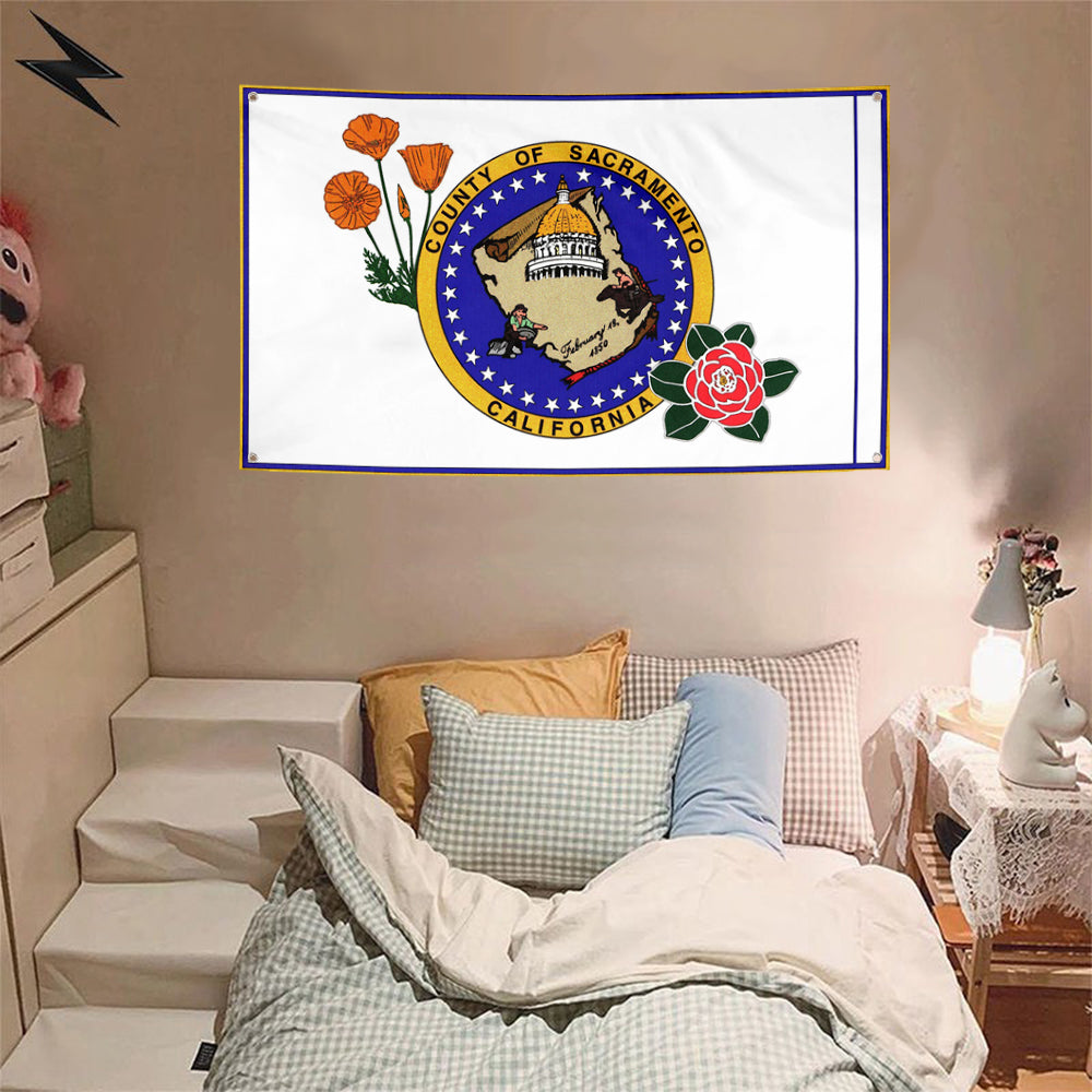 Fyon Sacramento County Flag Banner