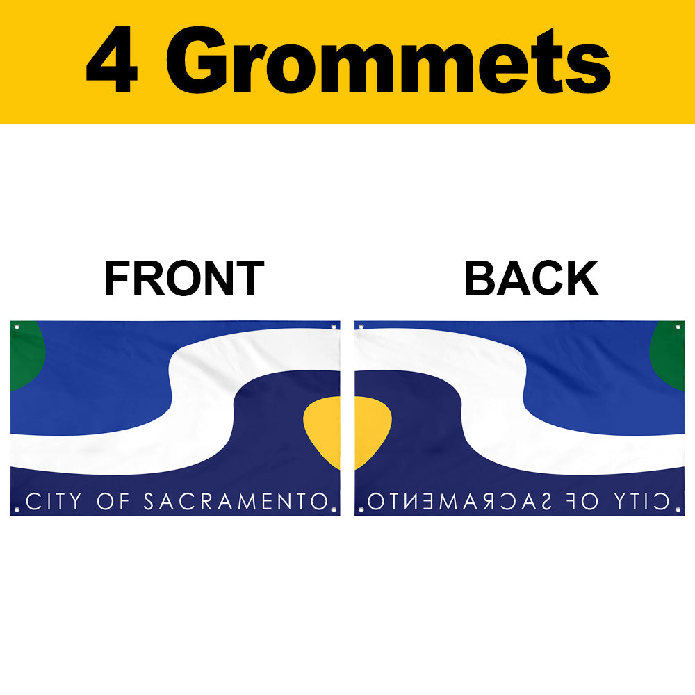 Fyon Sacramento, California Flag Banner