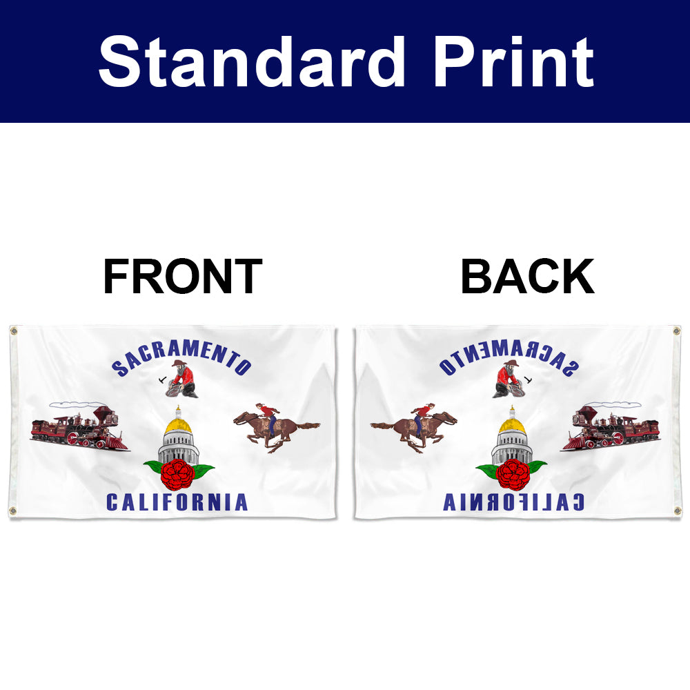 Fyon Sacramento, California Flag Banner (1964–1989)