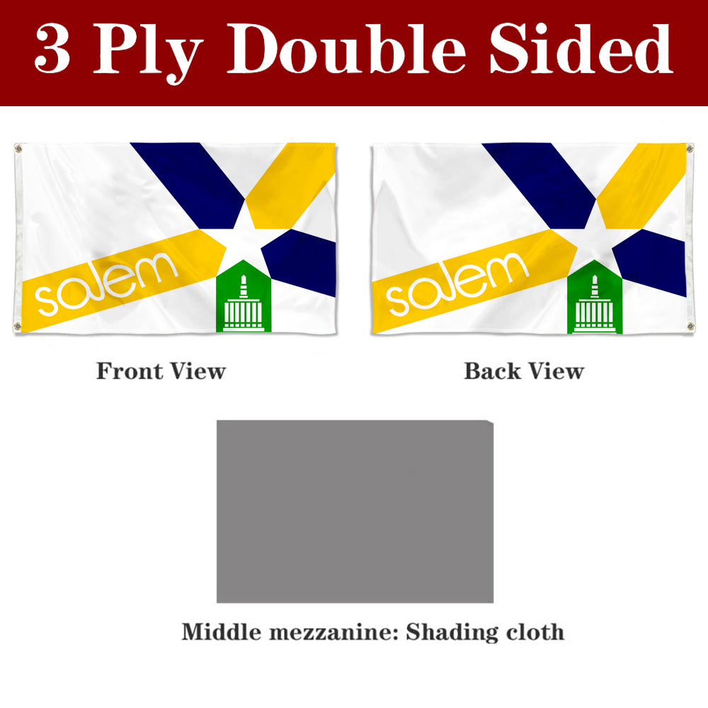 Fyon Salem, Oregon 1972-2022 Flag Banner