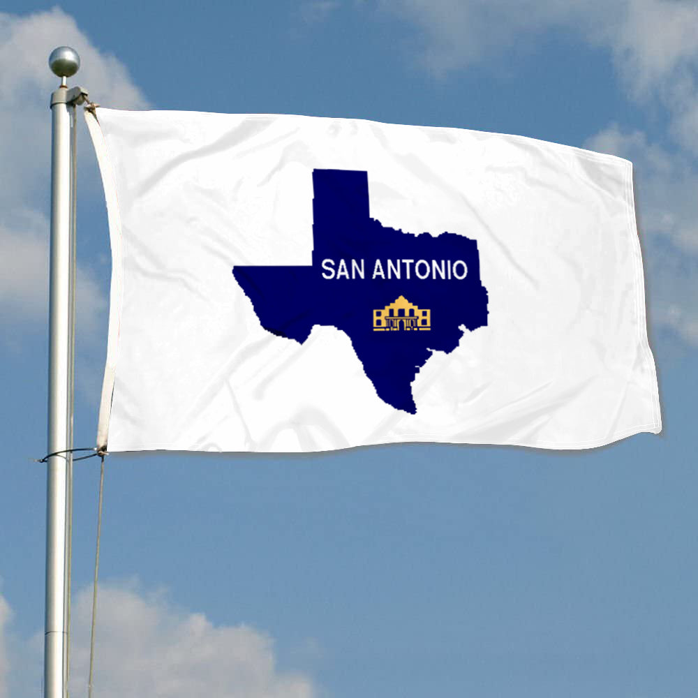 Fyon San Antonio, Texas (1917–1976) Flag Banner