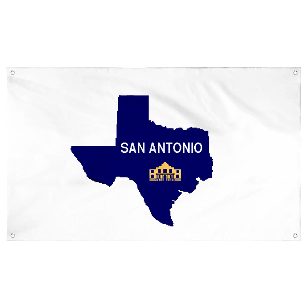 Fyon San Antonio, Texas (1917–1976) Flag Banner