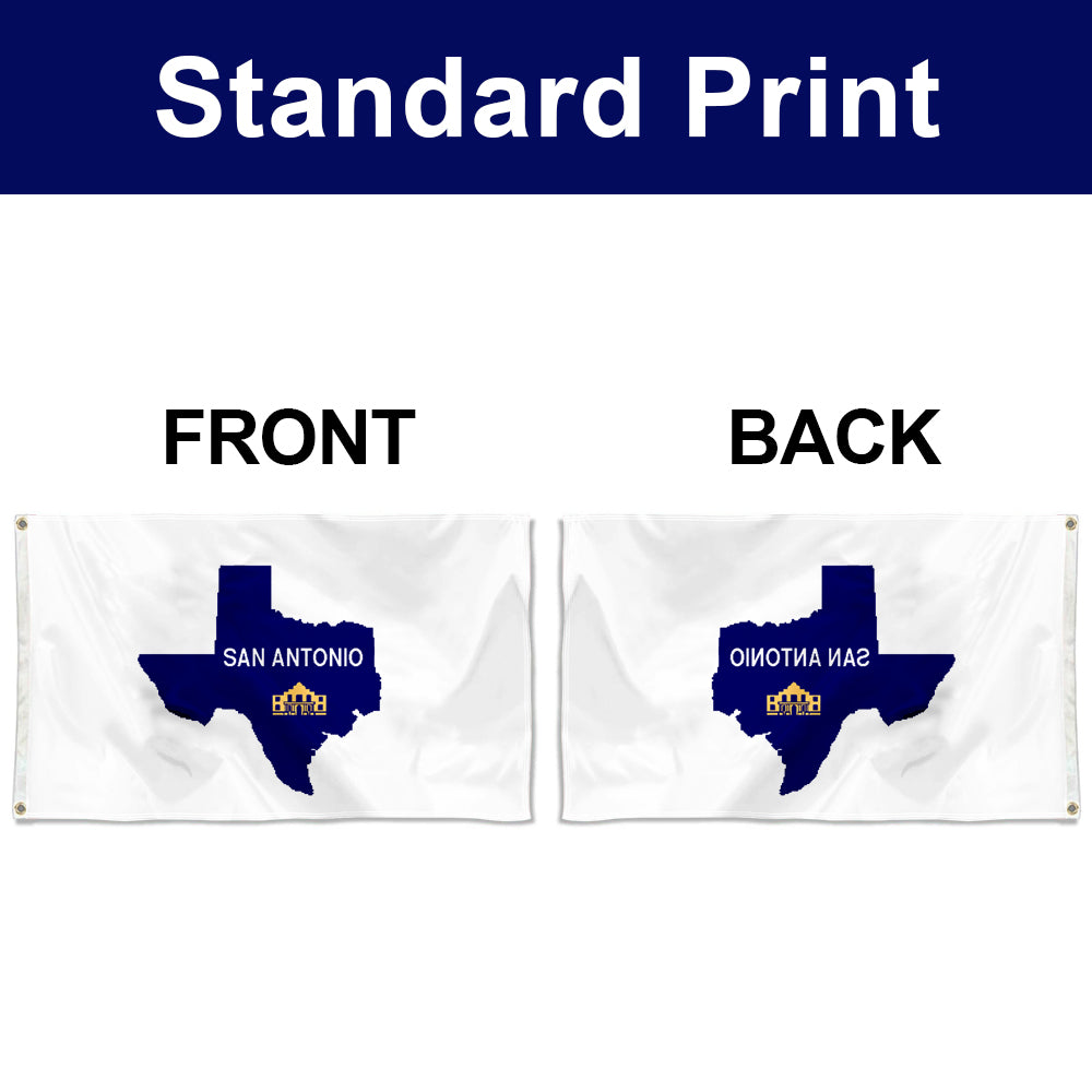 Fyon San Antonio, Texas (1917–1976) Flag Banner