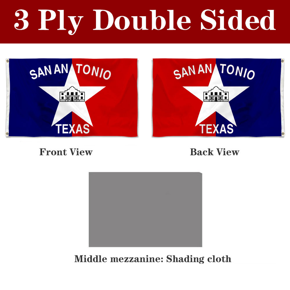 Fyon San Antonio, Texas (1976–1992) Flag Banner