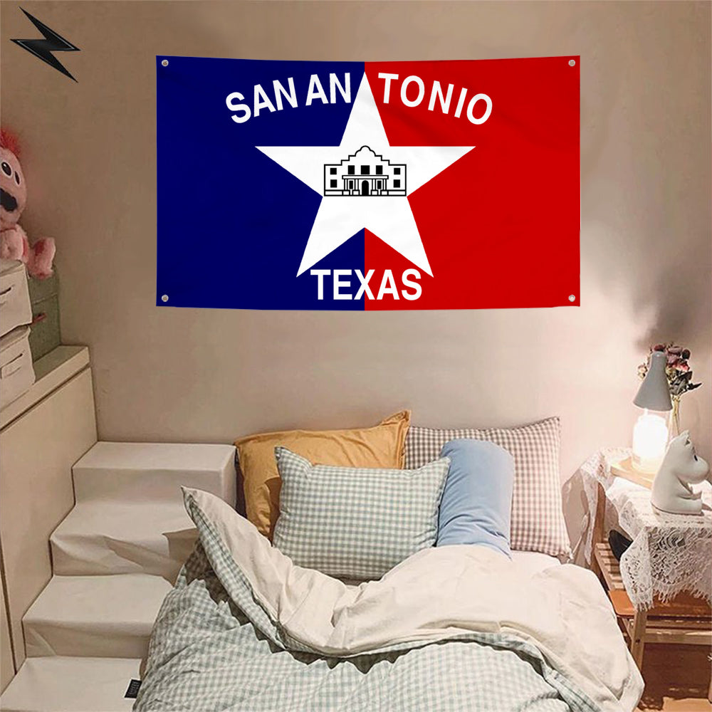 Fyon San Antonio, Texas (1976–1992) Flag Banner