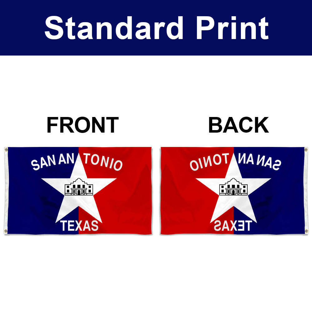 Fyon San Antonio, Texas (1976–1992) Flag Banner