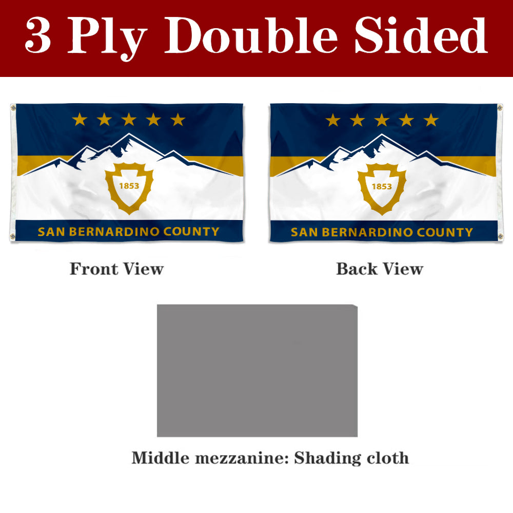Fyon San Bernardino County, California Flag Banner