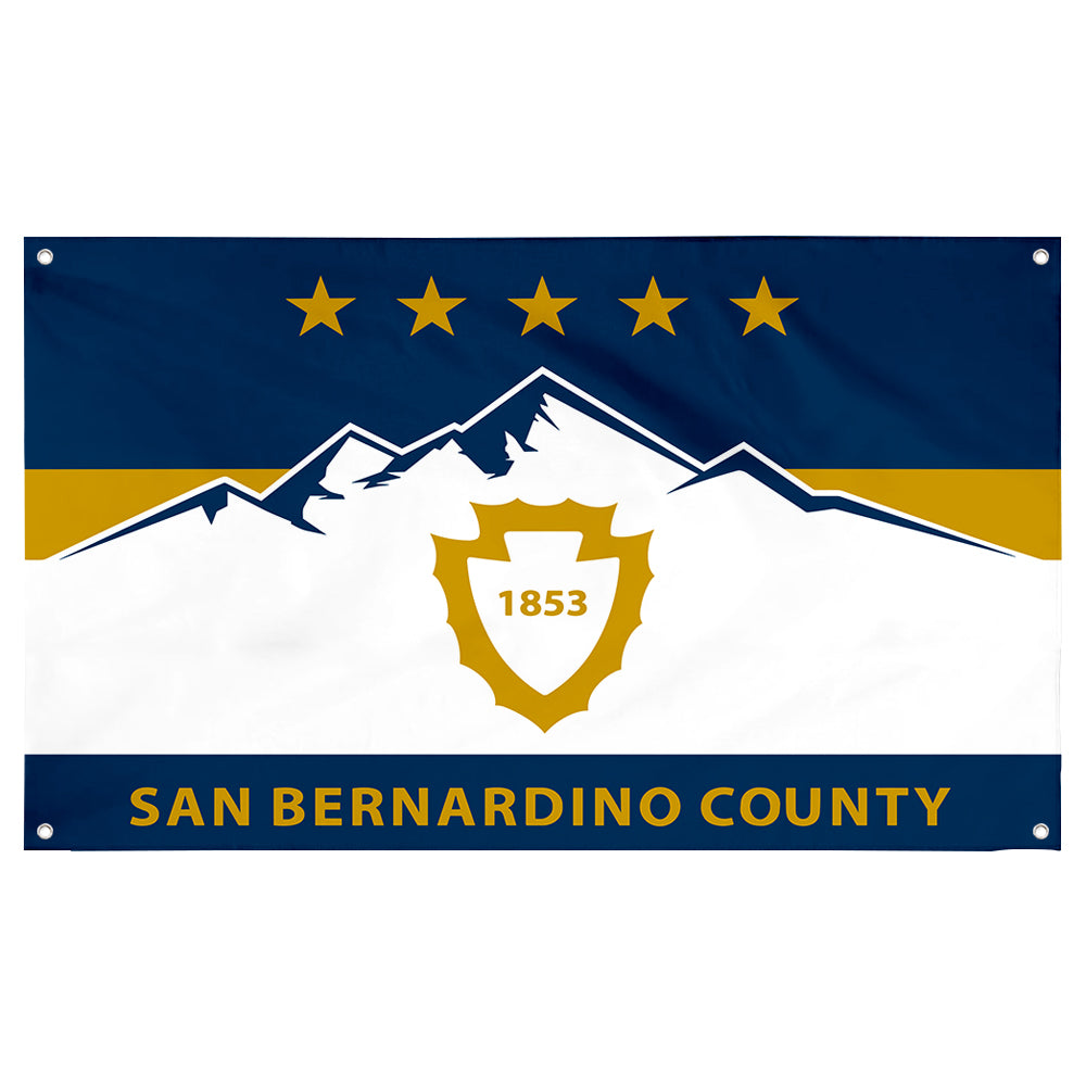 Fyon San Bernardino County, California Flag Banner