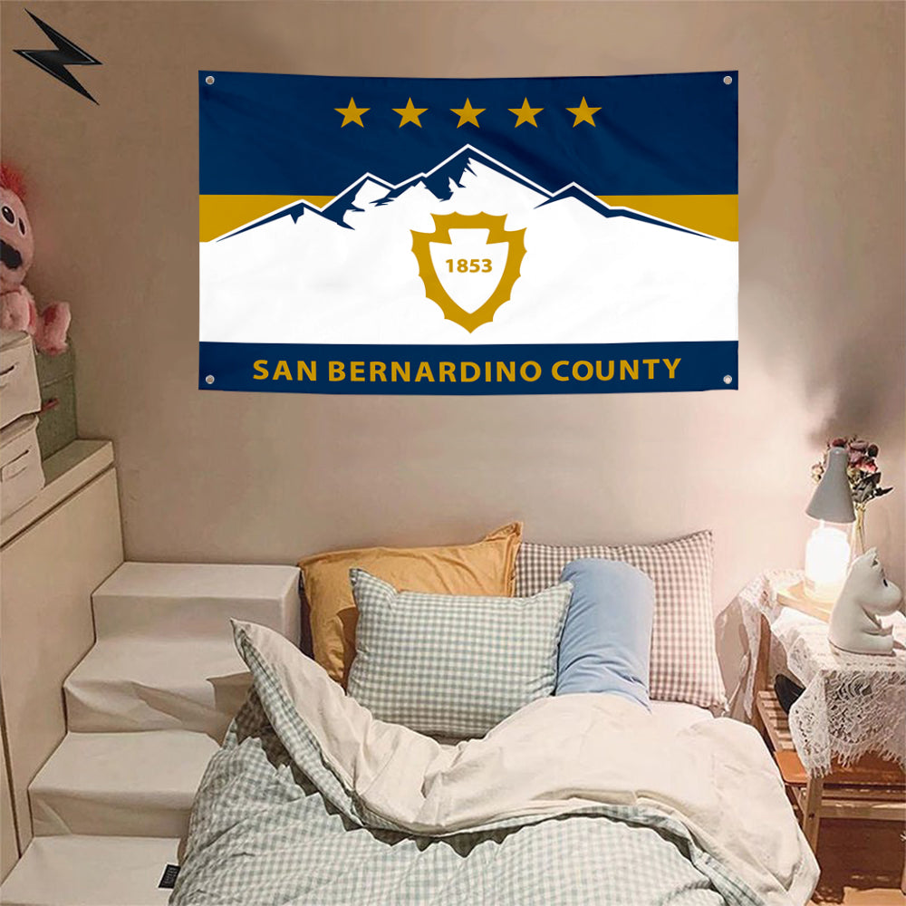 Fyon San Bernardino County, California Flag Banner