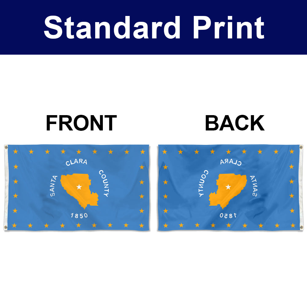 Fyon Santa Clara County Flag Banner