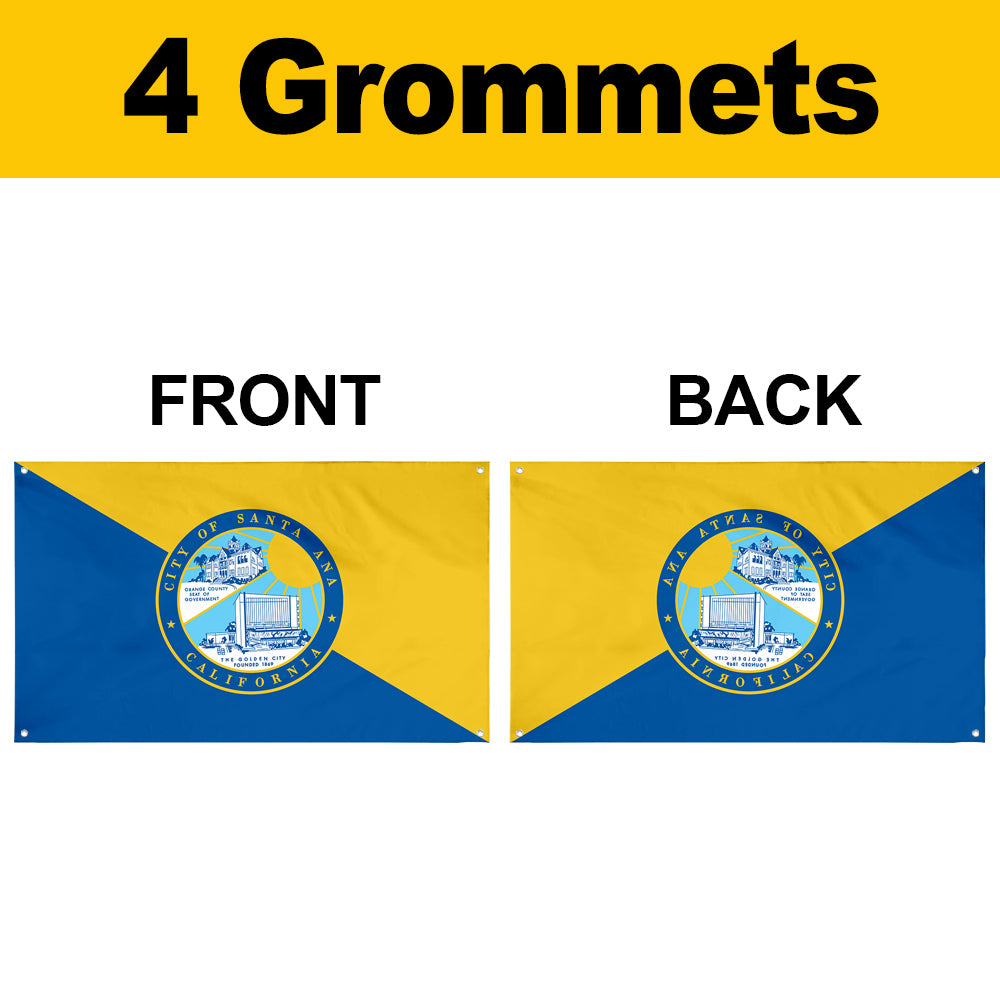 Fyon Santa Ana, California Flag Banner