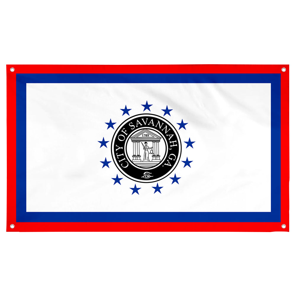 Fyon Savannah, Georgia Flag Banner