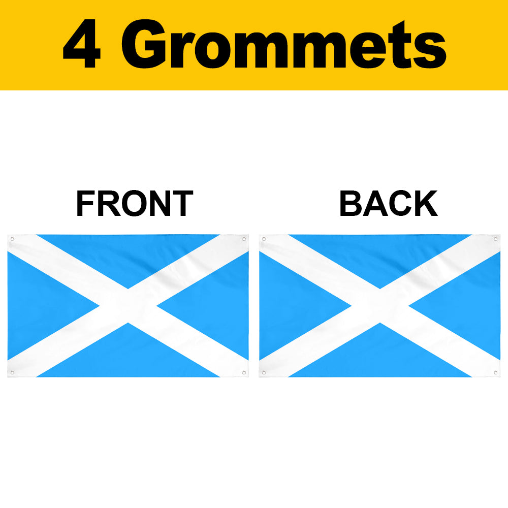 Fyon Scotland (1542–2003, sky blue) Flag Banner