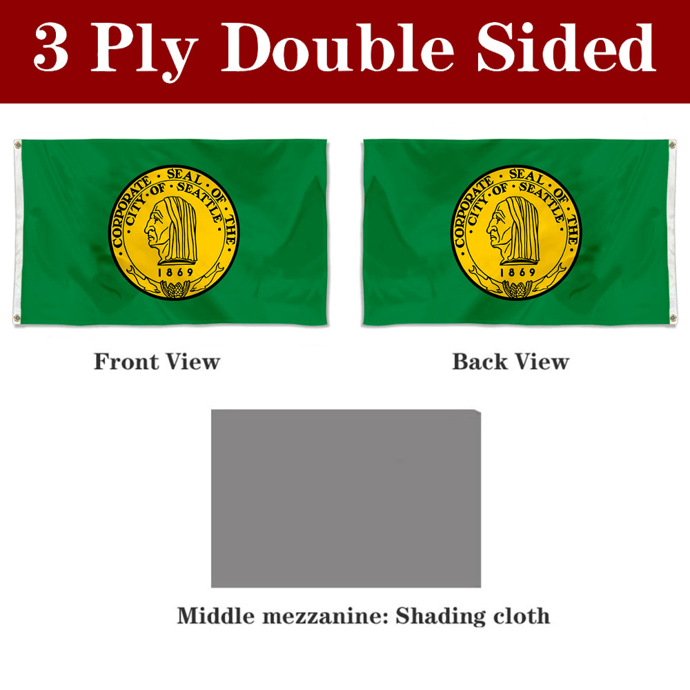 Fyon Seattle, Washington (1943–1963) Flag Banner