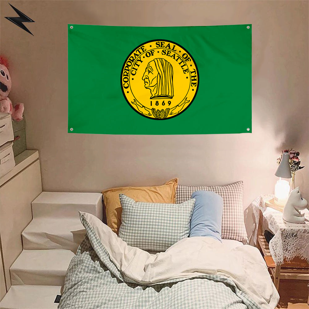Fyon Seattle, Washington (1943–1963) Flag Banner
