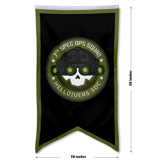 Fyon Soc 7th Spec OPS Sqliad Flag Game Flags Banner