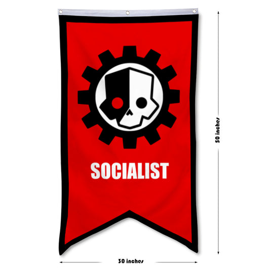 Fyon Socialist  Flag Game Flags Banner