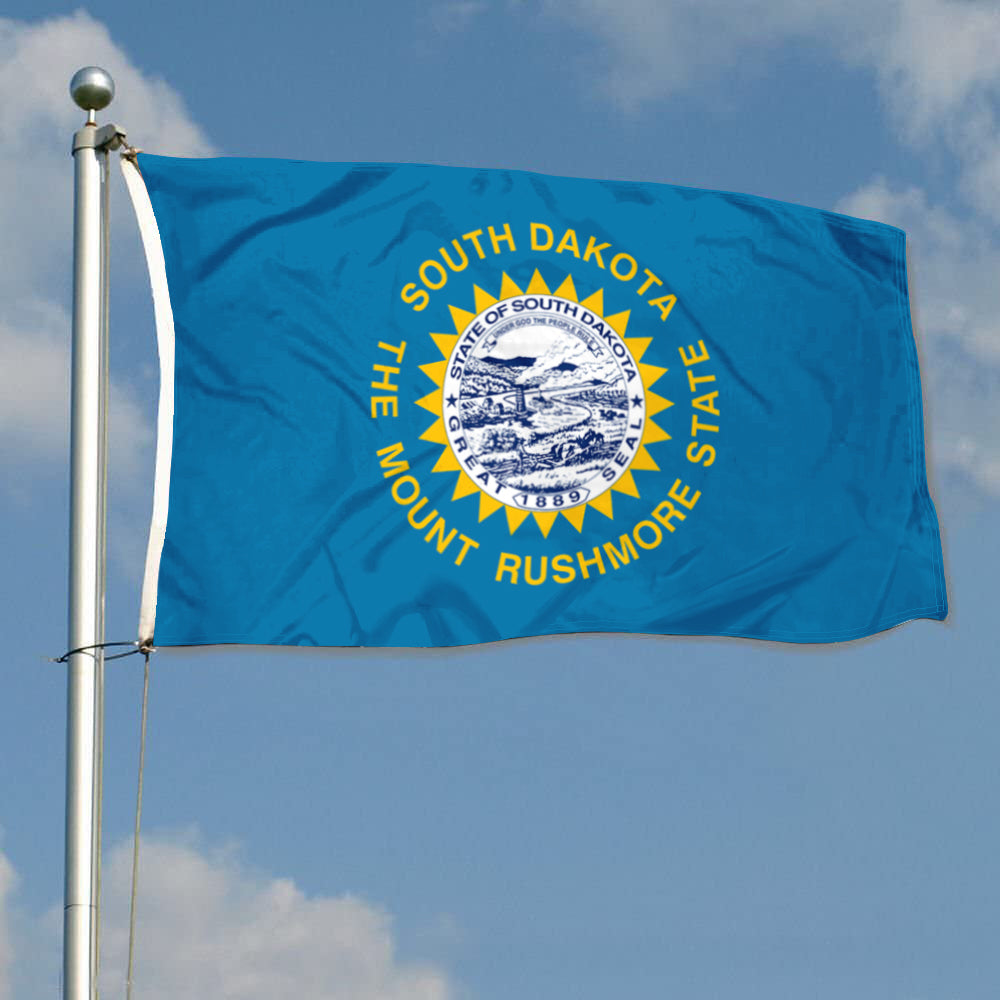 Fyon South Dakota Flag Banner
