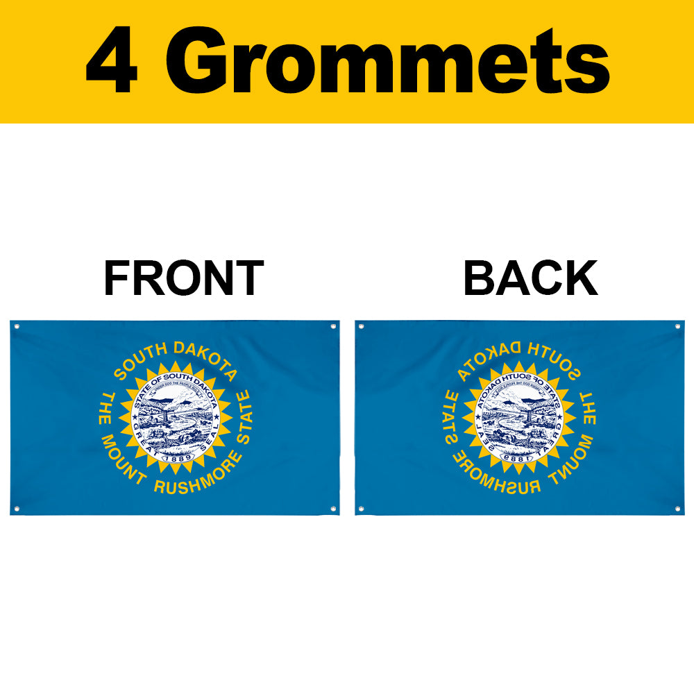 Fyon South Dakota Flag Banner