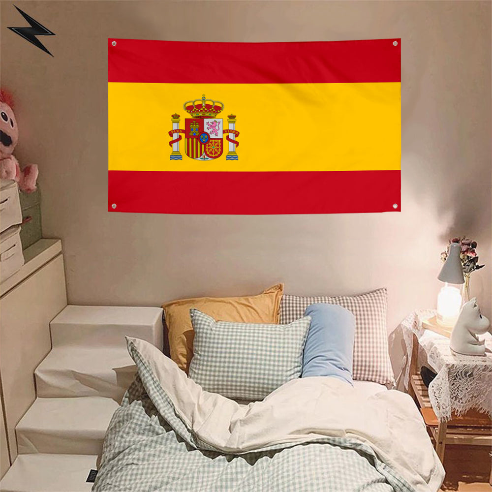 Fyon State and Civil Flag of Spain Flags Banner