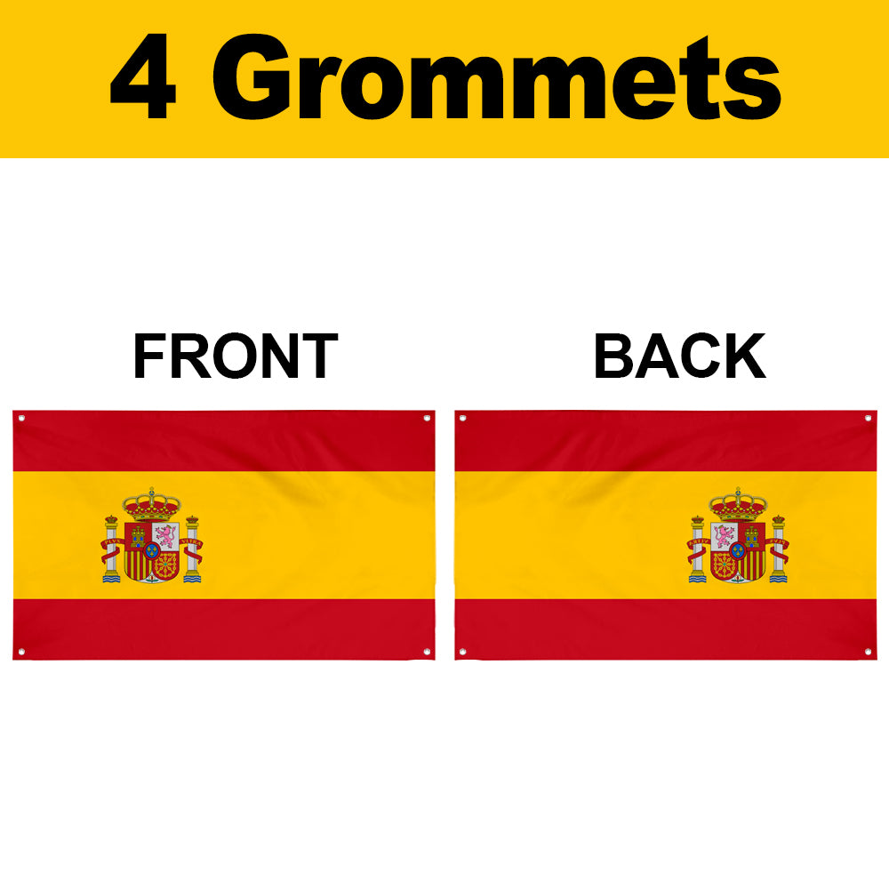 Fyon State and Civil Flag of Spain Flags Banner