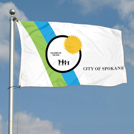 Fyon Spokane, Washington (1975–2021) Flag Banner