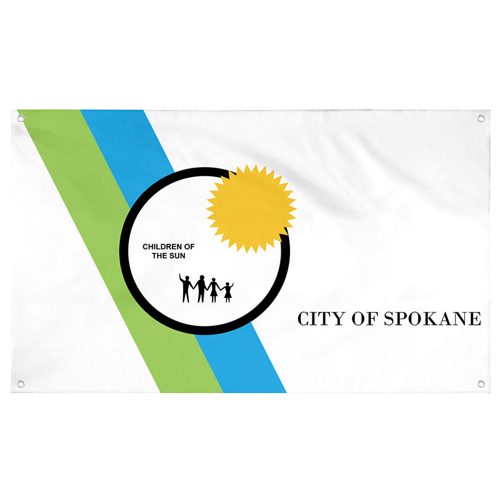 Fyon Spokane, Washington (1975–2021) Flag Banner
