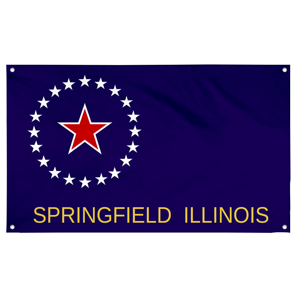 Fyon Springfield, Illinois Flag Banner