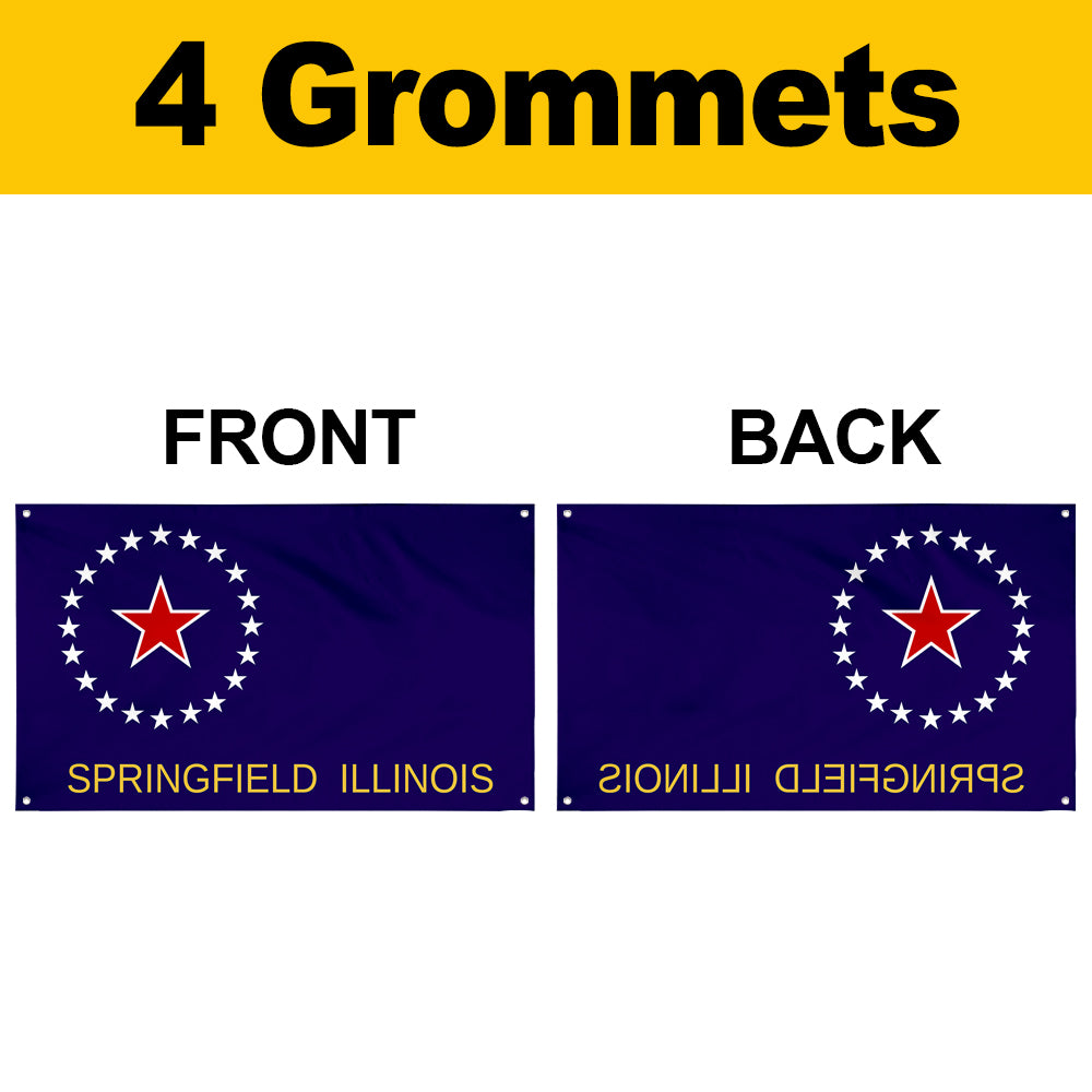 Fyon Springfield, Illinois Flag Banner