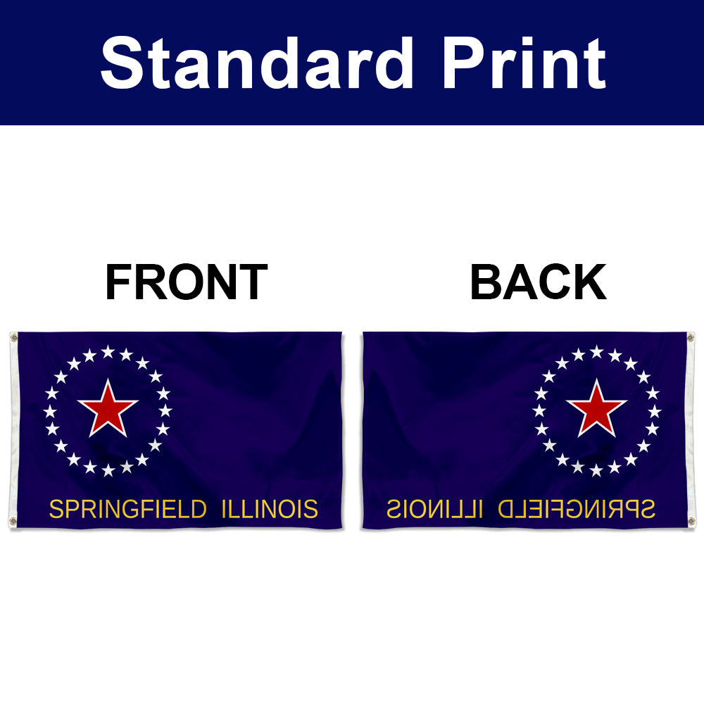 Fyon Springfield, Illinois Flag Banner