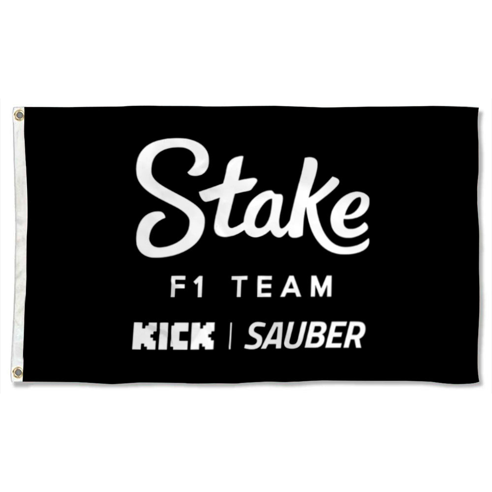 Fyon take F1 Team Grommet Flag Banner Black