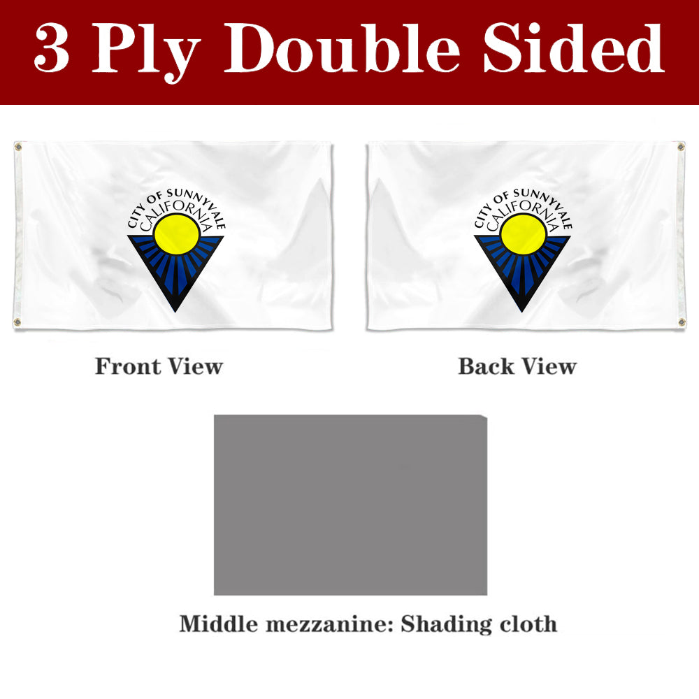 Fyon Sunnyvale, California Flag Banner