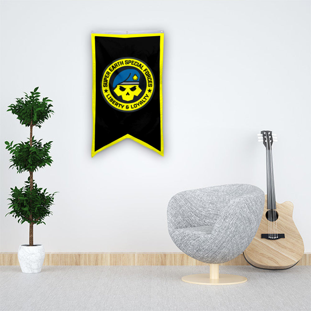 Fyon Super Earth Special Forces Flag Game Flags Banner