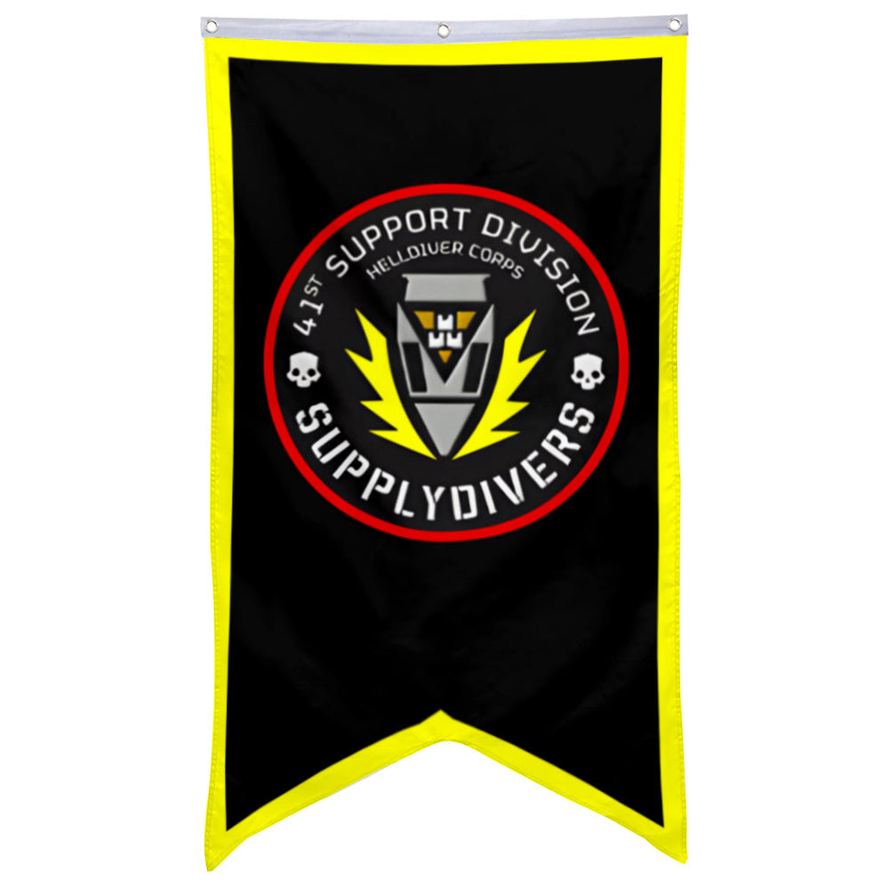 Fyon Support Division Supplydivers Flag Game Flags Banner