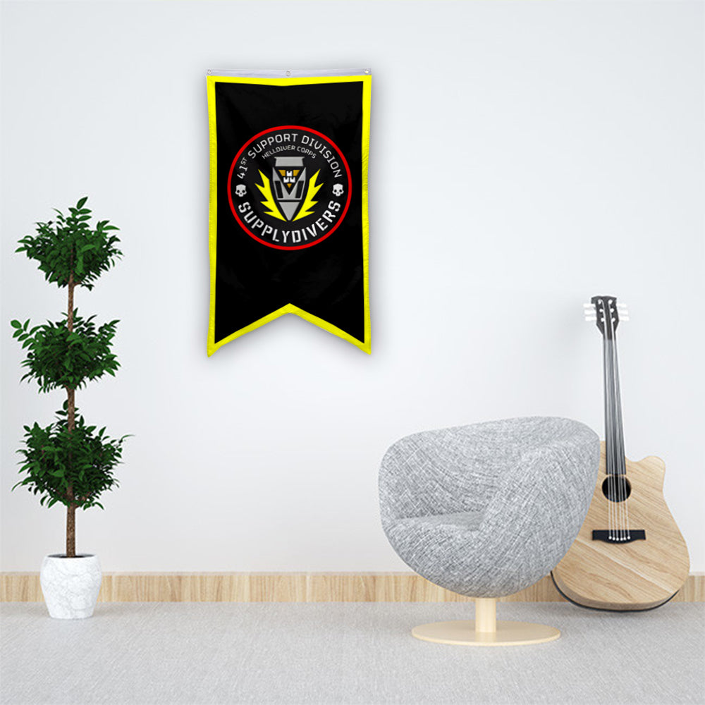 Fyon Support Division Supplydivers Flag Game Flags Banner