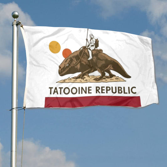 Fyon Tatooine Republic Battle 3x5 Flag Indoor and outdoor banner