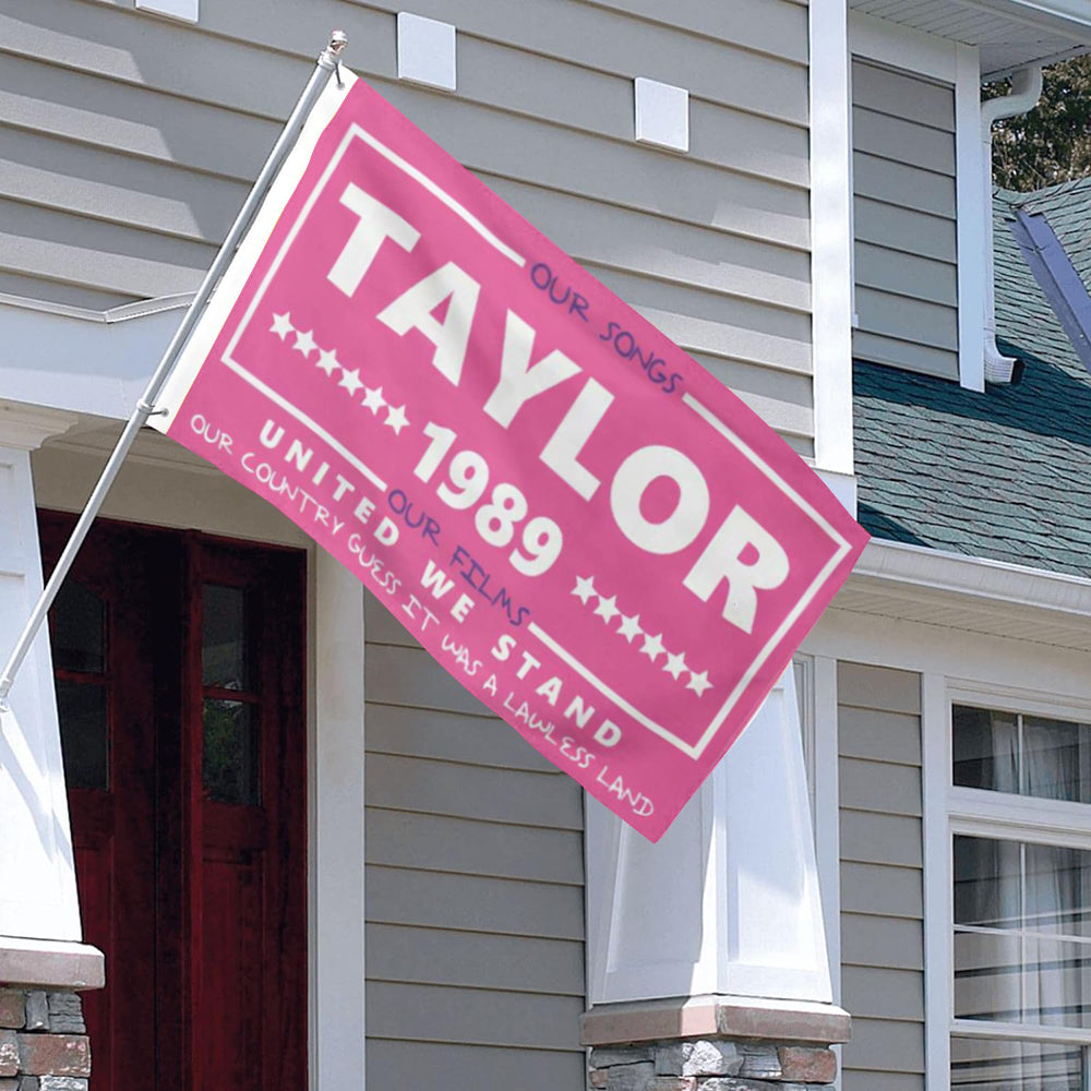 Fyon Taylor Flag - 1989 Flag - DBATC - Swiftie Merch - United We Stand - Taylor For President Flag Indoor and outdoor banner
