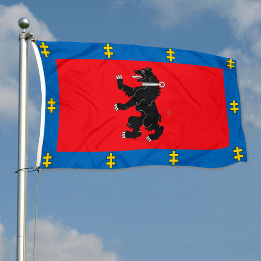 Fyon Double-sided Telsiai County, Lithuania Flag Banner