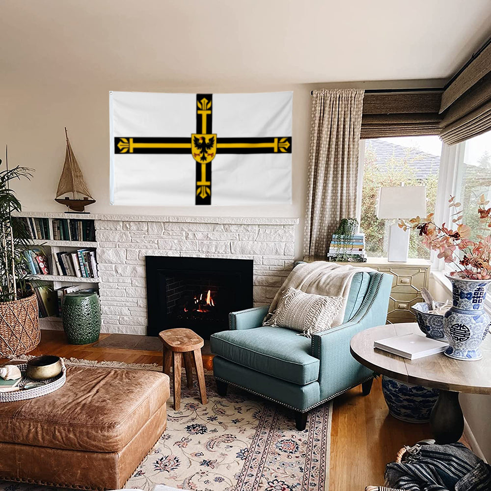 Fyon Teutonic Order Flag Indoor and outdoor banner