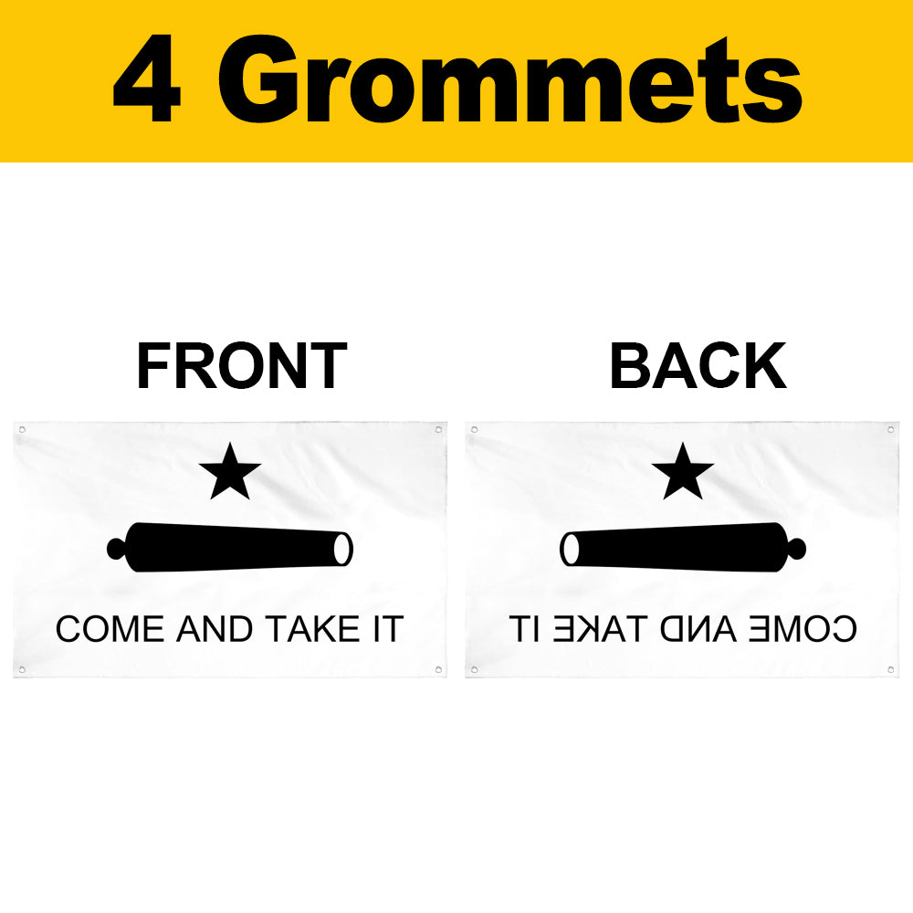 Fyon Texas Come and Take It Flag Banner