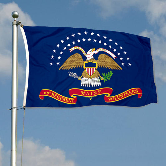 Fyon The 20th Maine Volunteer Infantry Regiment Flag Banner